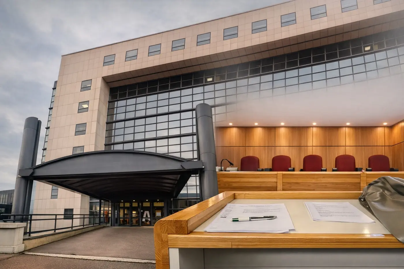 Tribunal judiciaire de Créteil et salle d'audience – Avocat droit du travail Val-de-Marne – Maître Yann Gré