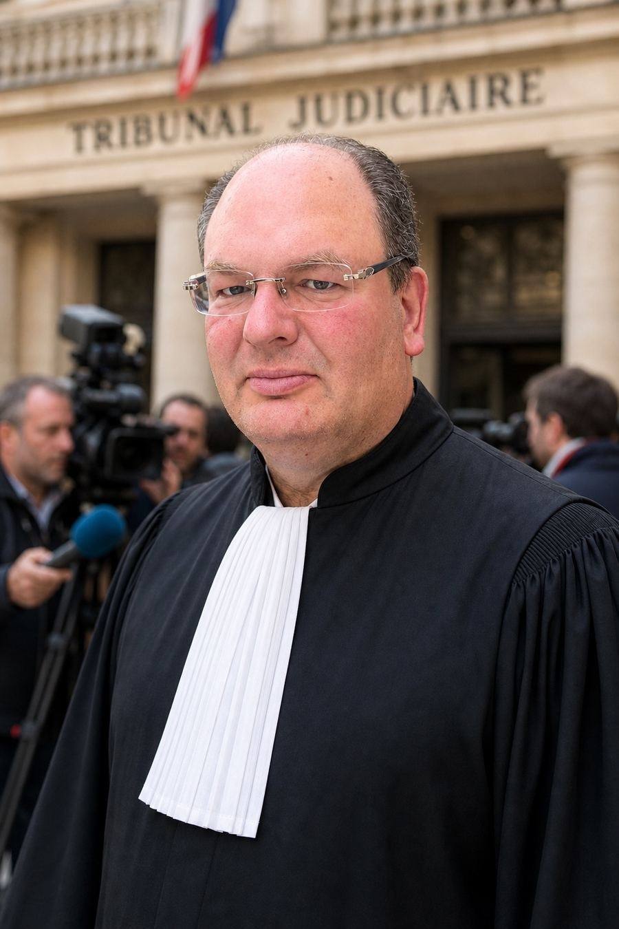 Maître Yann Gré, avocat à Créteil, devant le tribunal judiciaire